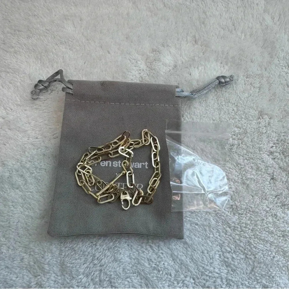 Set of Loren Stewart x Curateur Deux Open Band Ring and Double Wrap Bracelet - Picture 4 of 9